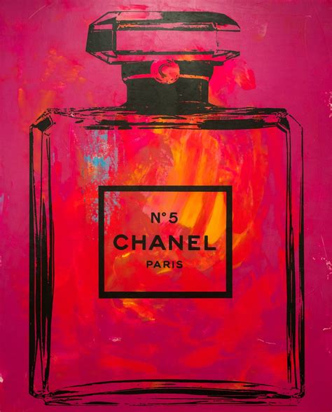 chanel no 5 painting|chanel no 5 art.